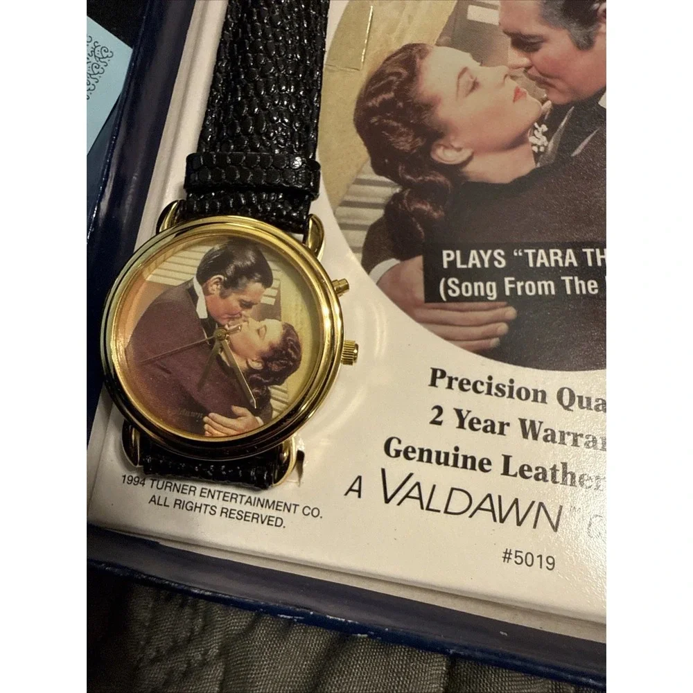 Valdawn Gone With The Wind Musical Watch Women OS Black New Vintage Tara Theme